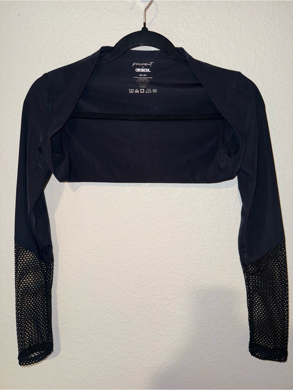 FP Movement by Free People Arebesk x FP Movement Mesh Bolero Size XS/S NWOT - Picture 5 of 5